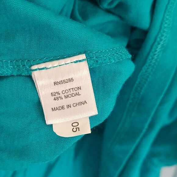 Express Embellished Tank Top Teal Turquoise size X-Small - Picture 5 of 6